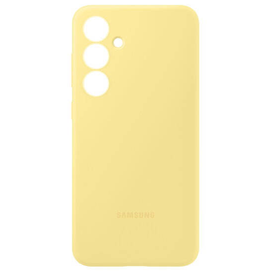 Samsung - Originele Silicone Backcover voor Samsung Galaxy S24 FE - Yellow