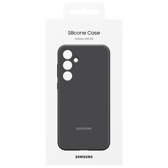 Samsung - Originele Silicone Backcover voor Samsung Galaxy A55 - Black