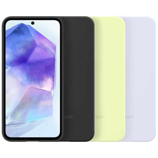 Samsung - Originele Silicone Backcover voor Samsung Galaxy A55 - Black