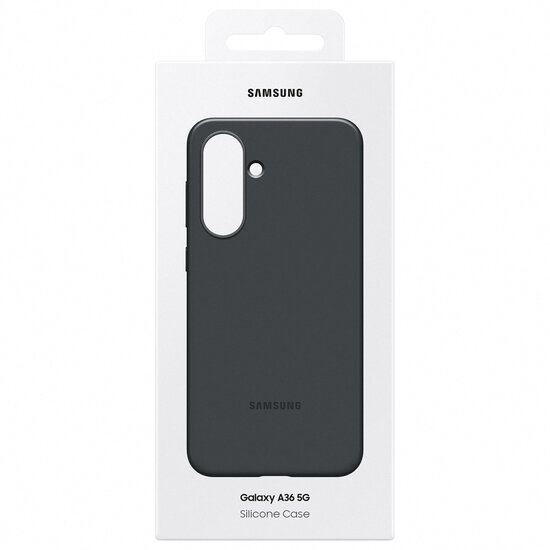 Samsung - Originele Silicone Backcover voor Samsung Galaxy A36 - Black