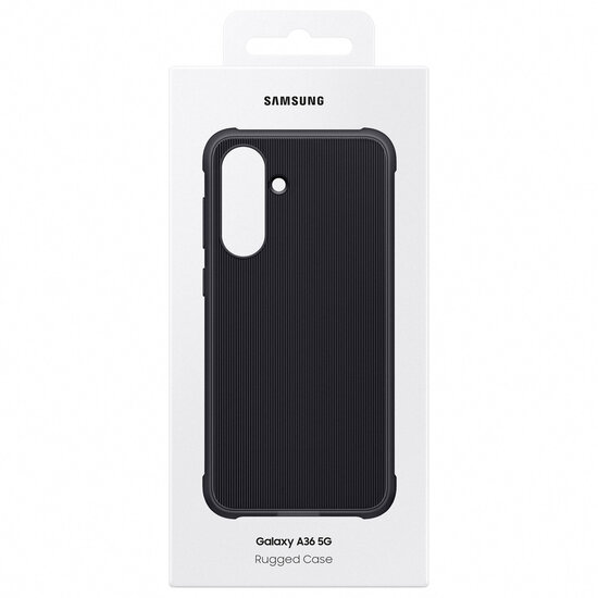 Samsung - Originele Rugged Backcover voor Samsung Galaxy A36 - Black