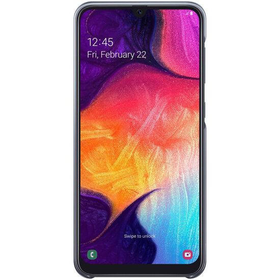 Samsung - Originele Gradation Backcover voor Samsung Galaxy A50 / A30s - Black Purple
