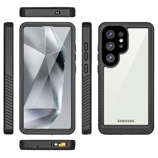 Redpepper - Dot Plus Waterproof Backcover voor Samsung Galaxy S25 Ultra - Black