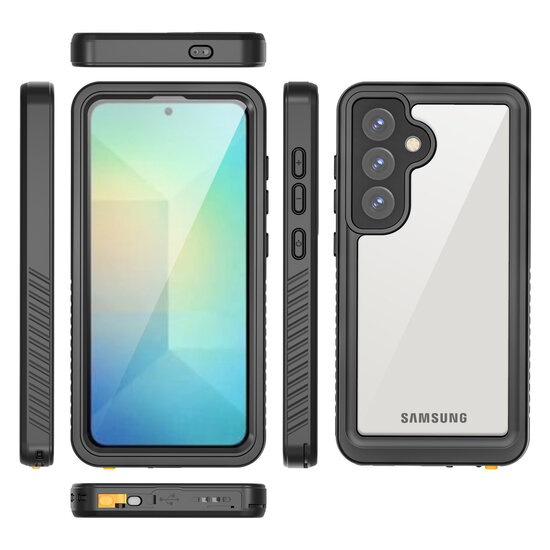 Redpepper - Dot Plus Waterproof Backcover voor Samsung Galaxy S25 - Black