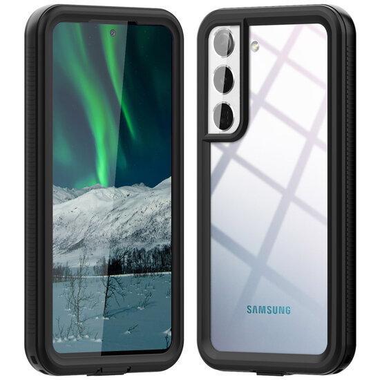 Redpepper - Dot Plus Waterproof Backcover voor Samsung Galaxy S22 - Black