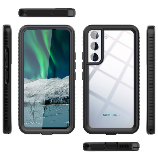 Redpepper - Dot Plus Waterproof Backcover voor Samsung Galaxy S22 - Black