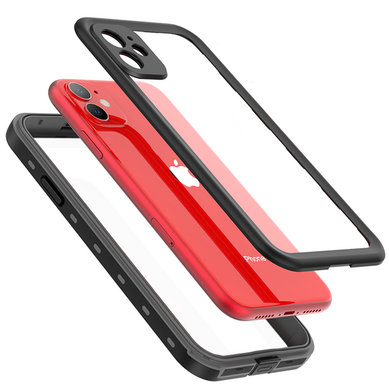 Redpepper - Dot Plus Waterproof Backcover voor Apple iPhone 11 - Black