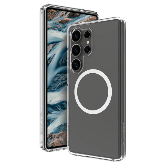 dbramante1928 - Iceland Pro Backcover met Qi2 voor Samsung Galaxy S25 Ultra - Transparent