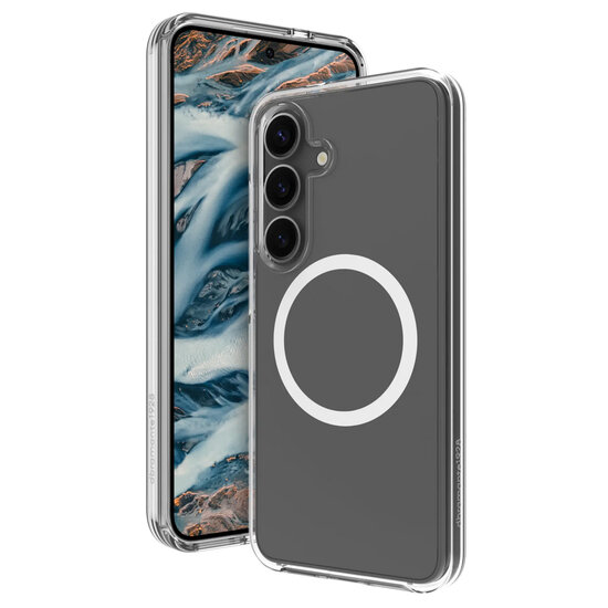 dbramante1928 - Iceland Pro Backcover met Qi2 voor Samsung Galaxy S25 - Transparent