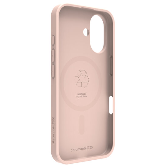 dbramante1928 - Greenland Pro Backcover MagSafe voor Apple iPhone 16 - Pink Sand