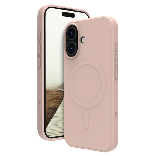 dbramante1928 - Greenland Pro Backcover MagSafe voor Apple iPhone 16 - Pink Sand
