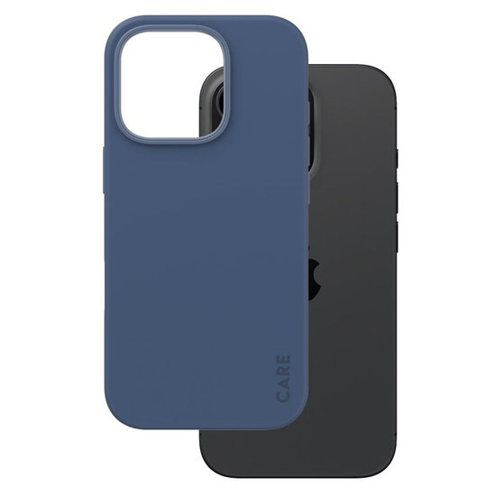 CARE by PanzerGlass - Fashion Backcover MagSafe voor Apple iPhone 16 Pro - Blue