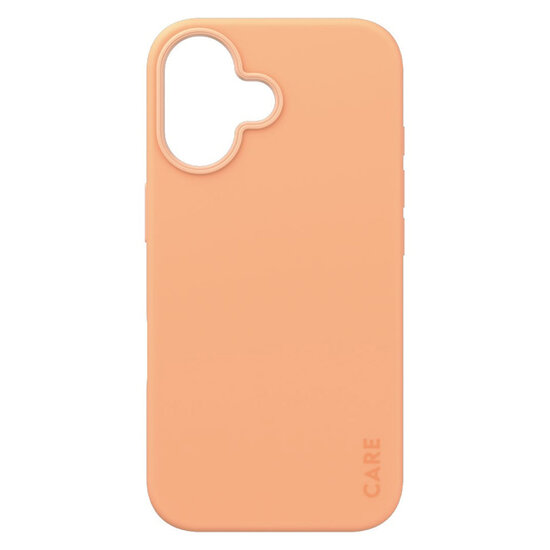 CARE by PanzerGlass - Fashion Backcover MagSafe voor Apple iPhone 16 - Peachy