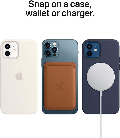Apple - Silicone Backcover MagSafe voor de iPhone 13 Pro - Midnight