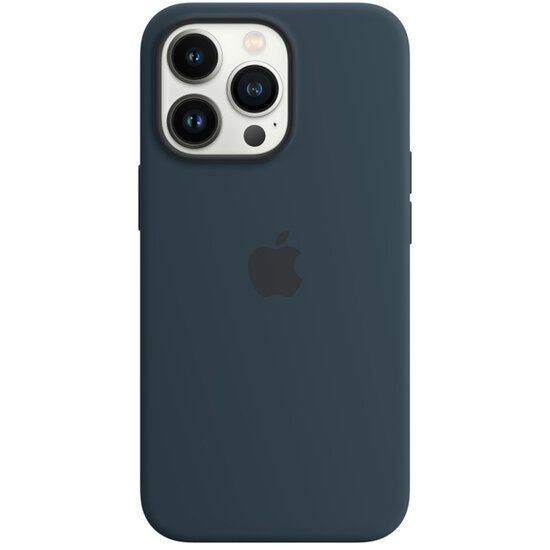 Apple - Silicone Backcover MagSafe voor Apple iPhone 13 Pro - Abyss Blue