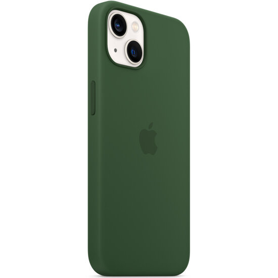 Apple - Silicone Backcover MagSafe voor Apple iPhone 13 - Clover