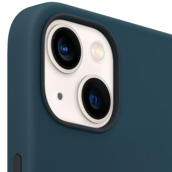 Apple - Silicone Backcover MagSafe voor Apple iPhone 13 - Abyss Blue