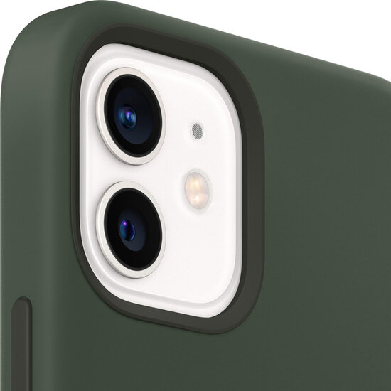 Apple - Silicone Backcover MagSafe voor Apple iPhone 12 Mini - Cypress Green