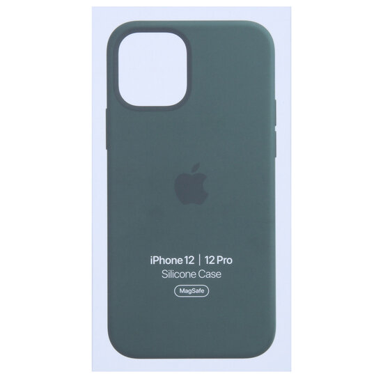 Apple - Silicone Backcover MagSafe voor Apple iPhone 12 (Pro) - Cypress Green