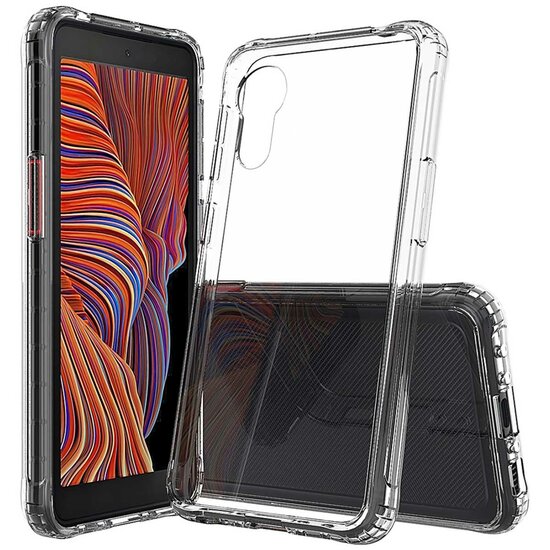 Accezz - Xtreme Impact Backcover voor Samsung Galaxy Xcover 5 - Transparent
