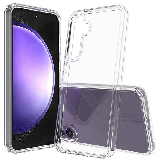 Accezz - Xtreme Impact Backcover voor Samsung Galaxy S24 FE - Transparent