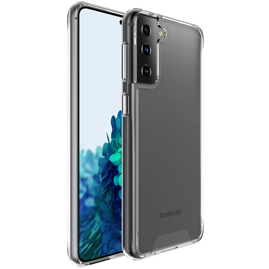 Accezz - Xtreme Impact Backcover voor Samsung Galaxy S21 Plus - Transparent