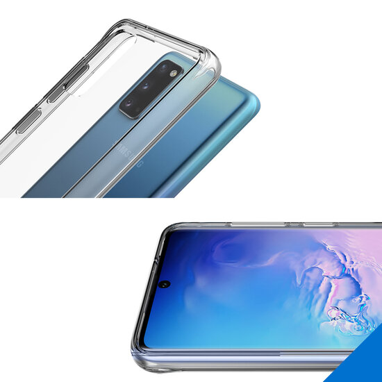 Accezz - Xtreme Impact Backcover voor Samsung Galaxy S20 - Transparent