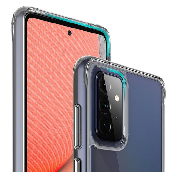 Accezz - Xtreme Impact Backcover voor Samsung Galaxy A72 - Transparent