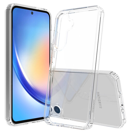 Accezz - Xtreme Impact Backcover voor Samsung Galaxy A35 - Transparent