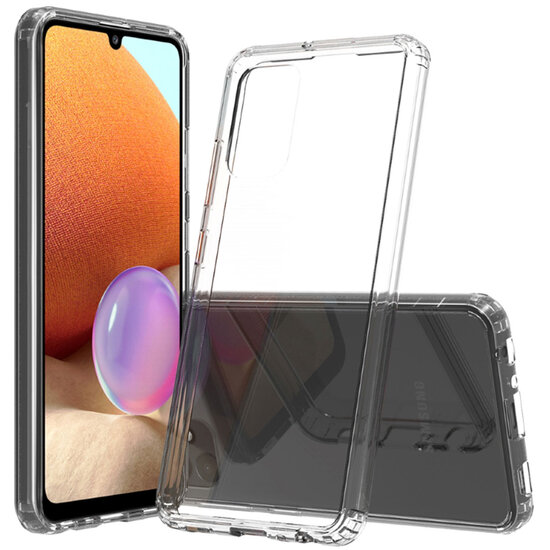Accezz - Xtreme Impact Backcover voor Samsung Galaxy A32 (4G) - Transparent
