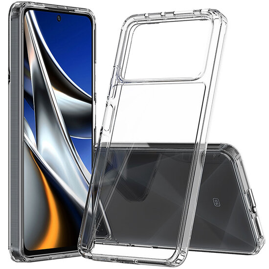 Accezz - Xtreme Impact Backcover voor POCO X4 Pro 5G - Transparent