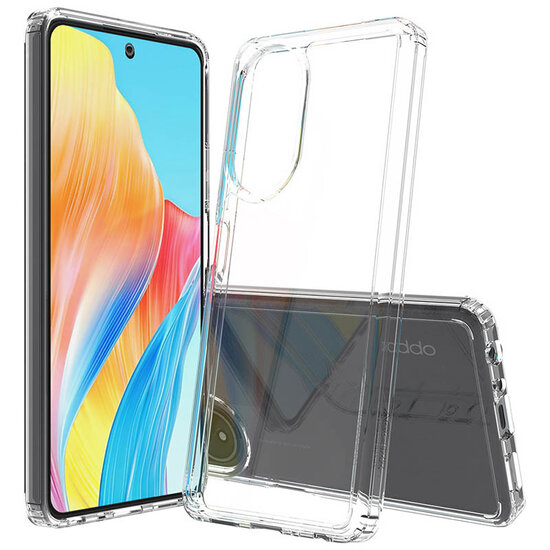 Accezz - Xtreme Impact Backcover voor OPPO A58 - Transparent