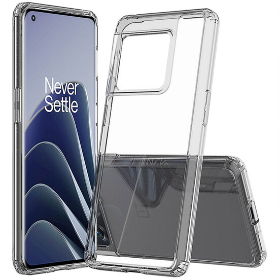 Accezz - Xtreme Impact Backcover voor OnePlus 10 Pro - Transparent