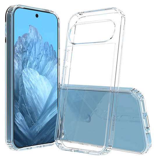 Accezz - Xtreme Impact Backcover voor Google Pixel 9 / 9 Pro - Transparent