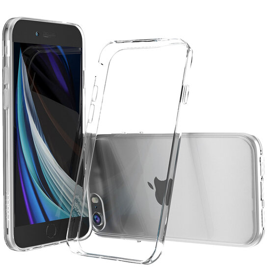 Accezz - Xtreme Impact Backcover voor Apple iPhone SE (2022 / 2020) / 8 / 7 / 6(s) - Transparent