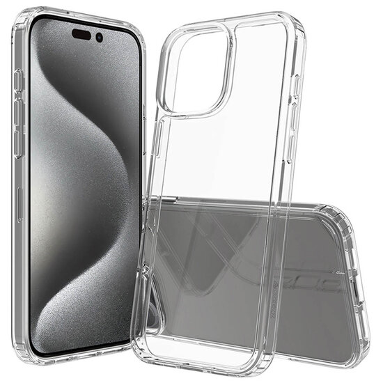 Accezz - Xtreme Impact Backcover voor Apple iPhone 16 Pro Max - Transparent