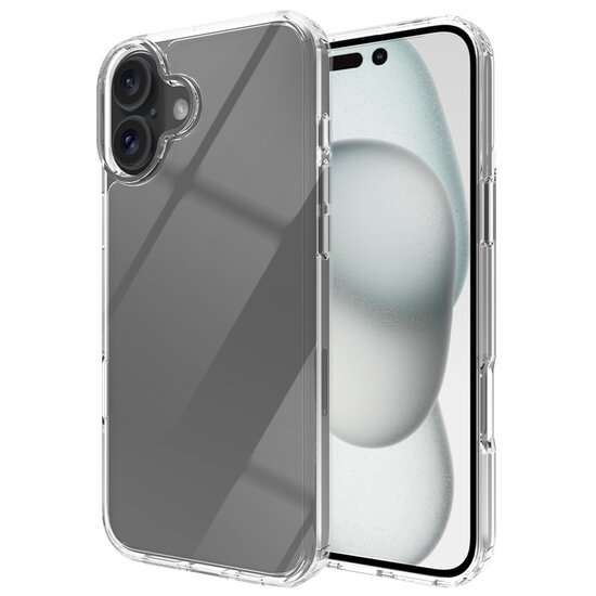Accezz - Xtreme Impact Backcover voor Apple iPhone 16 Plus - Transparent