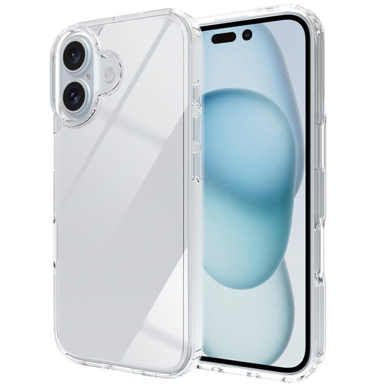 Accezz - Xtreme Impact Backcover voor Apple iPhone 16 - Transparent