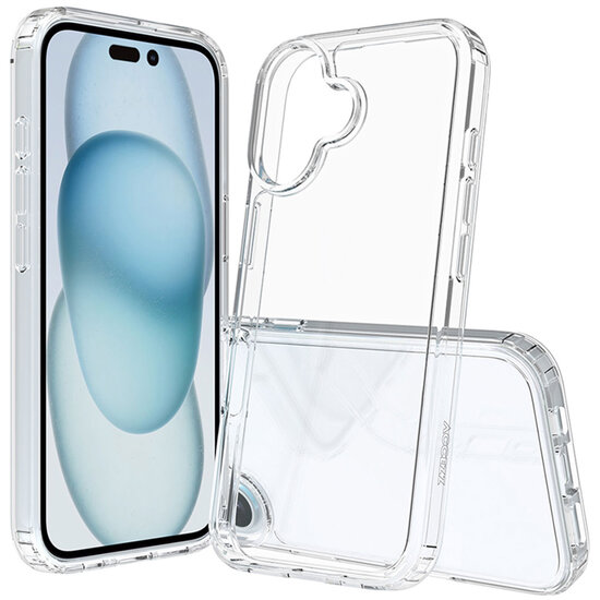 Accezz - Xtreme Impact Backcover voor Apple iPhone 16 - Transparent