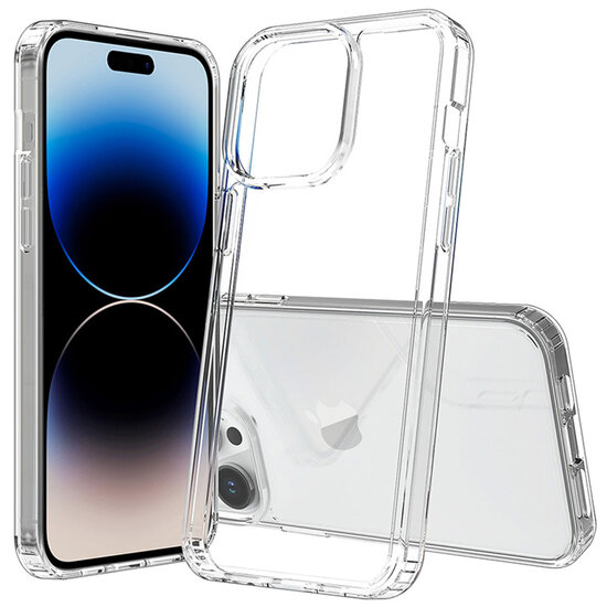Accezz - Xtreme Impact Backcover voor Apple iPhone 15 Pro Max - Transparent