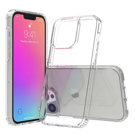 Accezz - Xtreme Impact Backcover voor Apple iPhone 13 Pro - Transparent