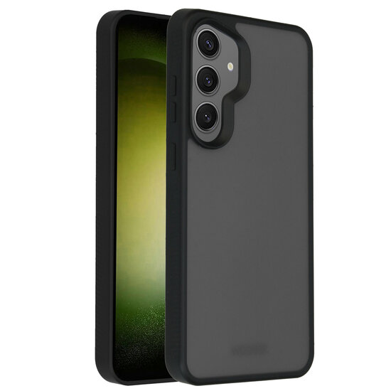 Accezz - Rugged Frosted Backcover voor Samsung Galaxy S24 Plus - Black