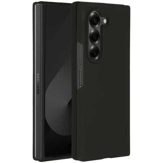 Accezz - Liquid Silicone Backcover voor Samsung Galaxy Z Fold 6 - Black