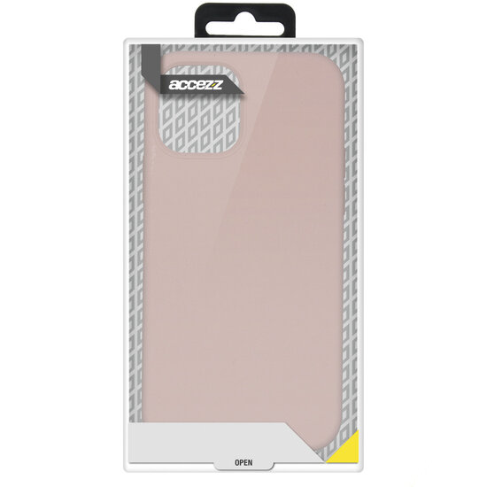 Accezz - Liquid Silicone Backcover voor Samsung Galaxy S21 - Pink