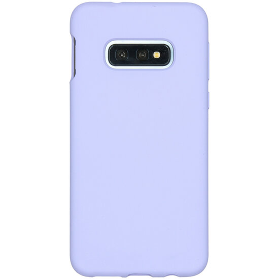 Accezz - Liquid Silicone Backcover voor Samsung Galaxy S10e - Purple