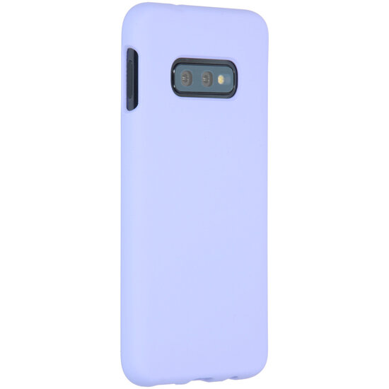 Accezz - Liquid Silicone Backcover voor Samsung Galaxy S10e - Purple