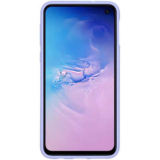 Accezz - Liquid Silicone Backcover voor Samsung Galaxy S10e - Purple