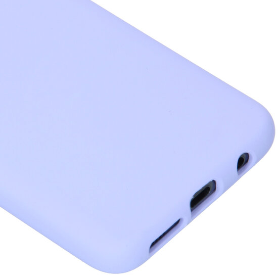 Accezz - Liquid Silicone Backcover voor Samsung Galaxy S10e - Purple