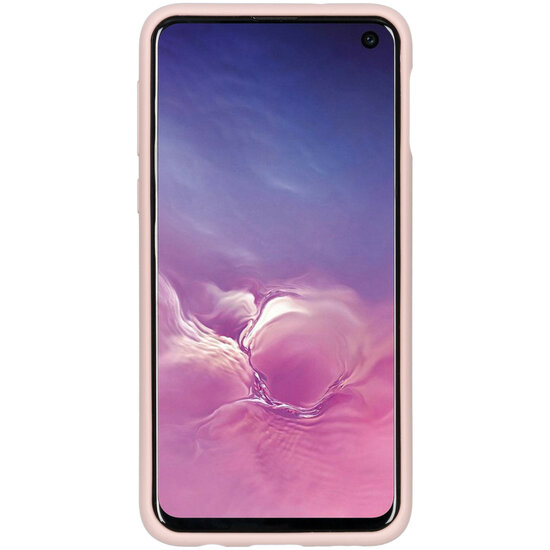 Accezz - Liquid Silicone Backcover voor Samsung Galaxy S10e - Pink
