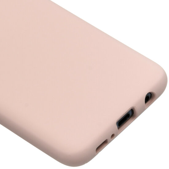 Accezz - Liquid Silicone Backcover voor Samsung Galaxy S10e - Pink